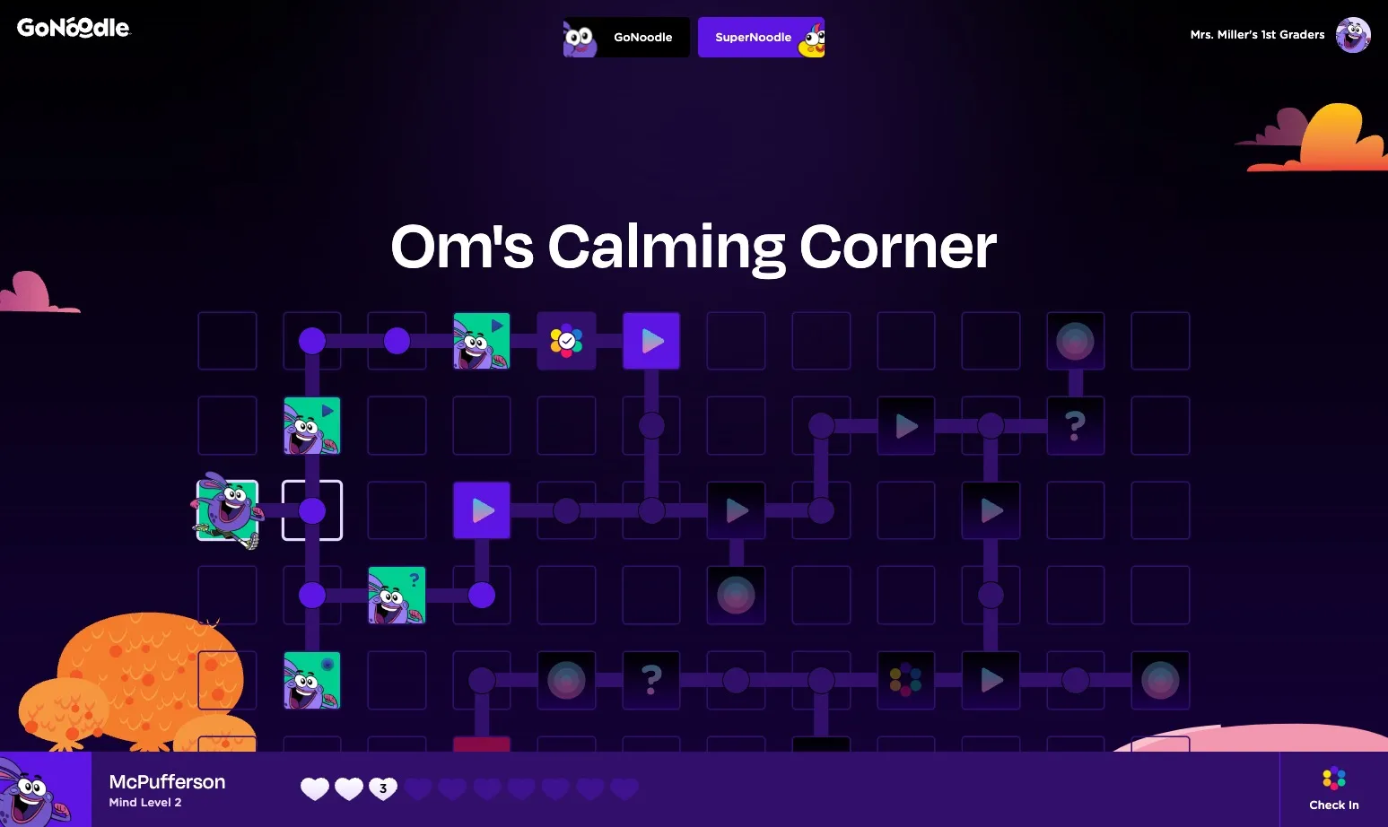 Website screenshot for GoNoodle